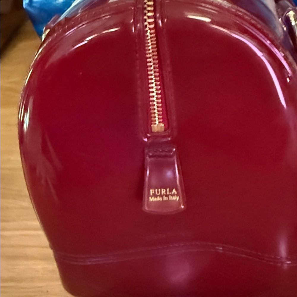 FURLA(VINTAGE)RED CANDY BAG - Picture 4 of 10